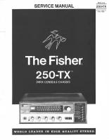 Fisher 250-TX - Service Manual